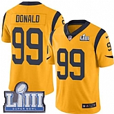 Youth Nike Rams 99 Aaron Donald Gold 2019 Super Bowl LIII Color Rush Limited Jersey,baseball caps,new era cap wholesale,wholesale hats